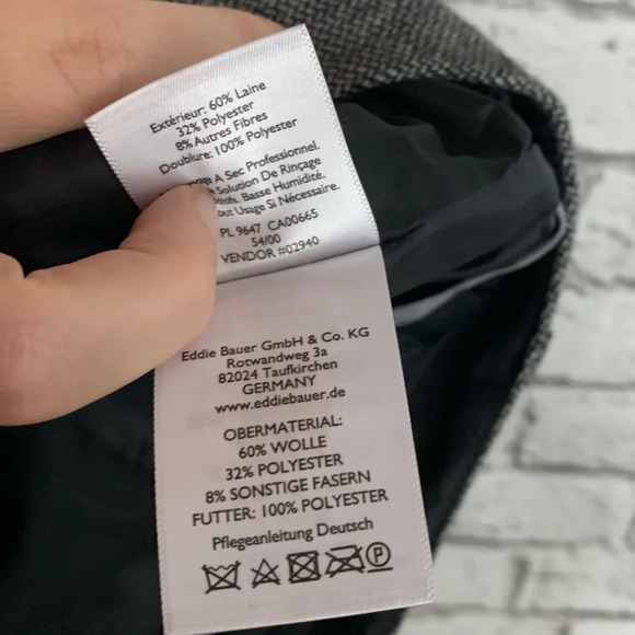 47. Eddie Bauer Women’s Grey Wool Blend Mini Skirt Size P2 Fully Lined  Pockets - Picture 7 of 9